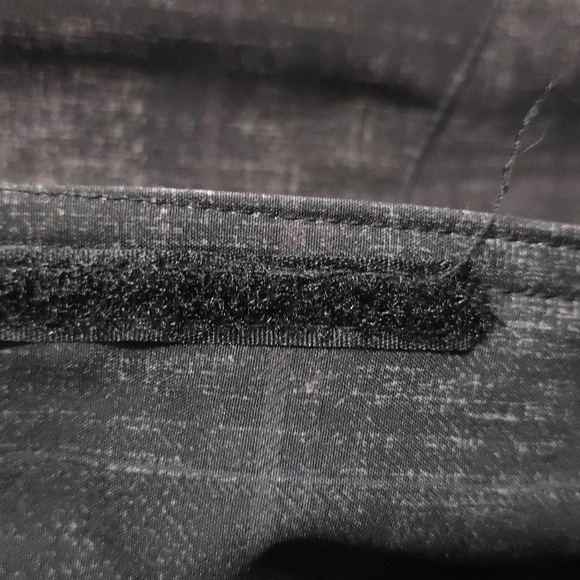 ZXBLK Label Mens Jacket Coat Black Removable Hood Zips Pockets Sz L GUC **READ** - Picture 6 of 16